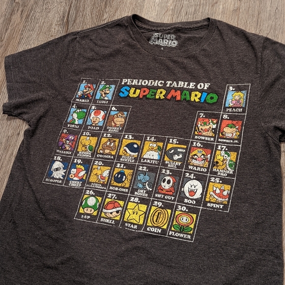 Nintendo Other - 🎄 Periodic table of Super Mario T-shirt
